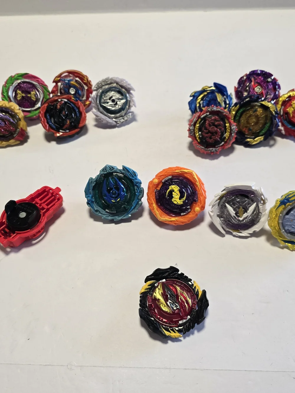 Beyblade Burst Lot Tops Discs Drivers Launcher Mixed Toy Set 15 Complete